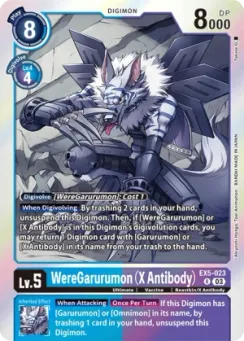 WereGarurumon (X Antibody), Normal