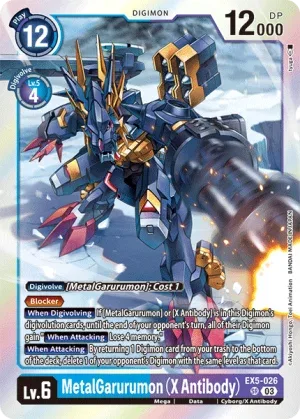 MetalGarurumon (X Antibody), EX-05: Theme Booster Animal Colosseum #EX5-026