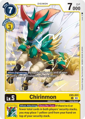 Chirinmon, EX-05: Theme Booster Animal Colosseum #EX5-031