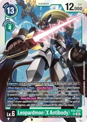 Leopardmon (X Antibody), EX-05: Theme Booster Animal Colosseum #EX5-043