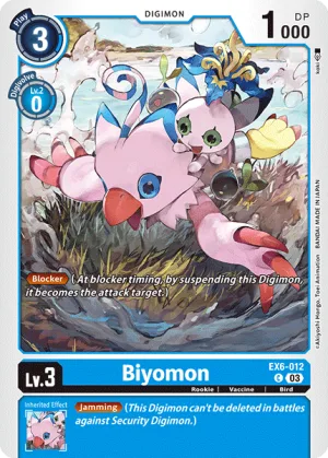 Biyomon, EX-06: Theme Booster Infernal Ascension #EX6-012