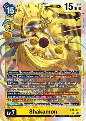 Shakamon, EX-06: Theme Booster Infernal Ascension #EX6-031