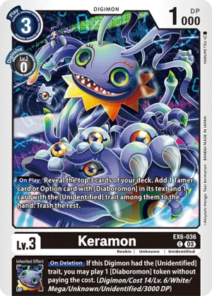 Keramon, EX-06: Theme Booster Infernal Ascension #EX6-036