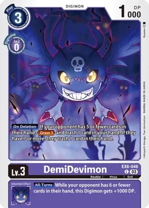 DemiDevimon, EX-06: Theme Booster Infernal Ascension #EX6-046