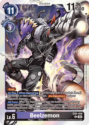 Beelzemon, EX-06: Theme Booster Infernal Ascension #EX6-056