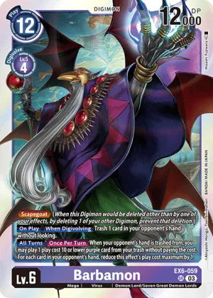 Barbamon, EX-06: Theme Booster Infernal Ascension #EX6-059