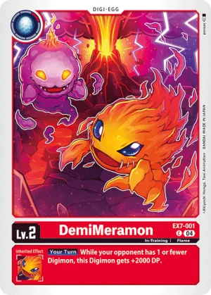 DemiMeramon, EX-07: Extra Booster Digimon Liberator #EX7-001