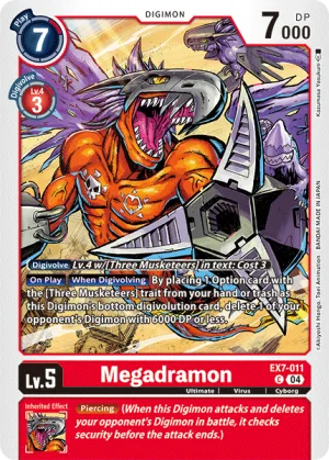 Megadramon, EX-07: Extra Booster Digimon Liberator #EX7-011