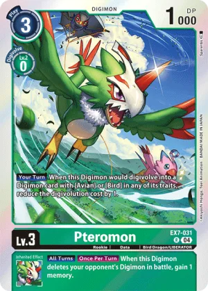 Pteromon, EX-07: Extra Booster Digimon Liberator #EX7-031