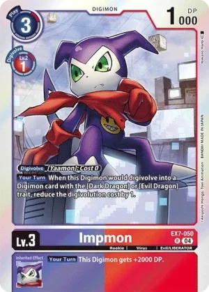 Impmon, EX-07: Extra Booster Digimon Liberator #EX7-050