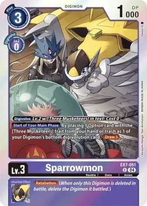 Sparrowmon, EX-07: Extra Booster Digimon Liberator #EX7-051