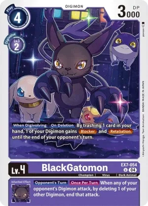 BlackGatomon, EX-07: Extra Booster Digimon Liberator #EX7-054