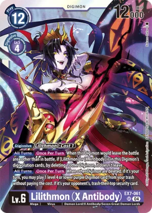 Lilithmon (X Antibody), EX-07: Extra Booster Digimon Liberator #EX7-061