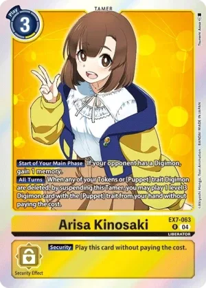 Arisa Kinosaki, EX-07: Extra Booster Digimon Liberator #EX7-063