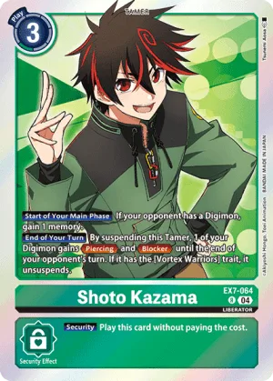 Shoto Kazama, EX-07: Extra Booster Digimon Liberator #EX7-064
