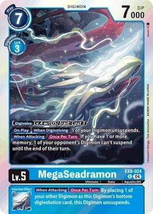 MegaSeadramon, EX-08: Extra Booster Chain of Liberation #EX8-024