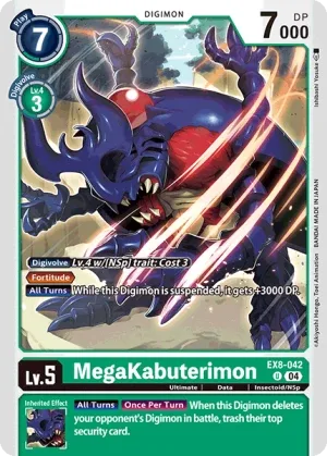 MegaKabuterimon, EX-08: Extra Booster Chain of Liberation #EX8-042