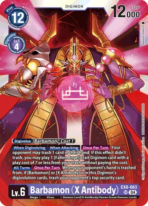 Barbamon (X Antibody), EX-08: Extra Booster Chain of Liberation #EX8-063