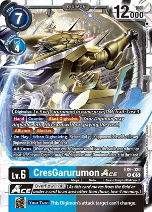 CresGarurumon, EX-09: EXTRA BOOSTER VERSUS MONSTERS #EX9-020