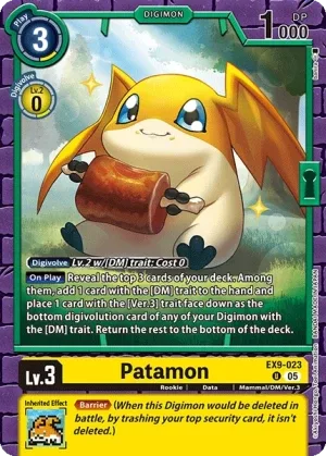 Patamon, EX-09: EXTRA BOOSTER VERSUS MONSTERS #EX9-023