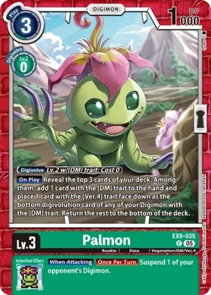Palmon, EX-09: EXTRA BOOSTER VERSUS MONSTERS #EX9-035