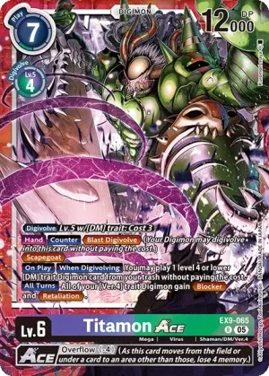 Titamon, EX-09: EXTRA BOOSTER VERSUS MONSTERS #EX9-065