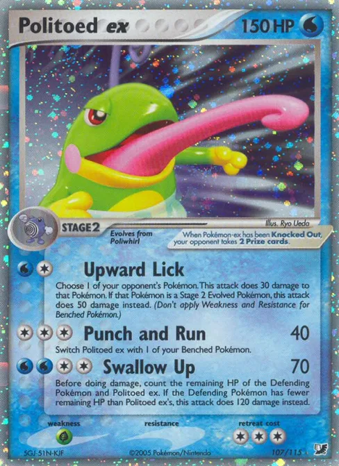 Politoed ex, Unseen Forces #107
