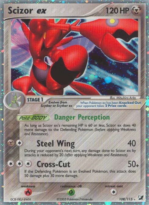 Scizor ex, Unseen Forces #108