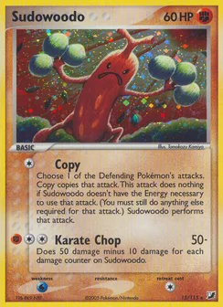 Sudowoodo, Holofoil