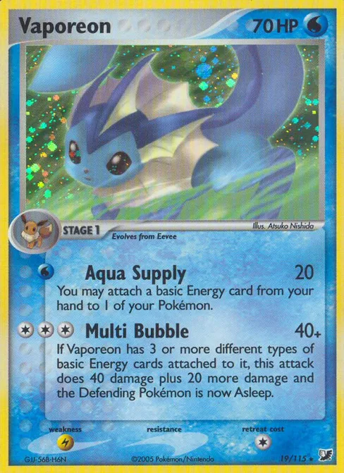 Vaporeon, Unseen Forces #19
