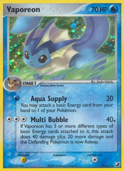 Vaporeon, Holofoil