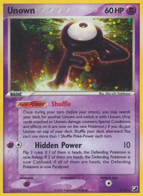 Unown, Unseen Forces #F