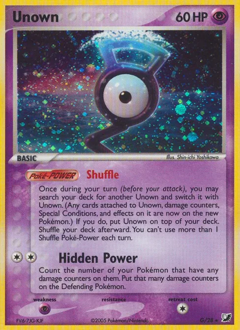 Unown, Unseen Forces #G