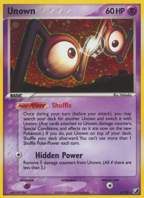Unown, Unseen Forces #N