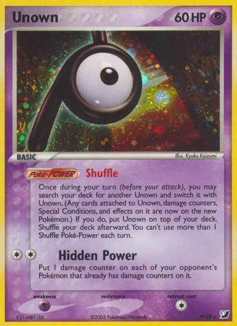 Unown, Unseen Forces #P