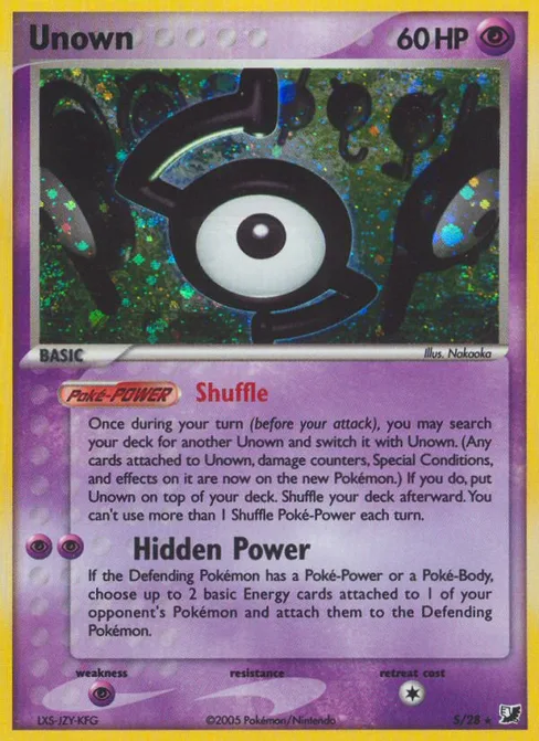 Unown, Unseen Forces #S