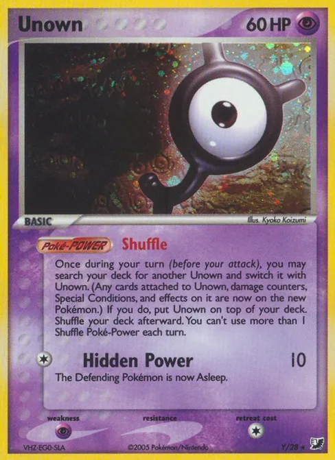 Unown, Unseen Forces #Y