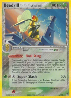 Beedrill δ, Holofoil