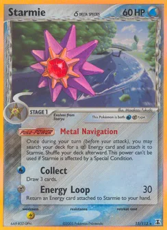 Starmie δ, Holofoil