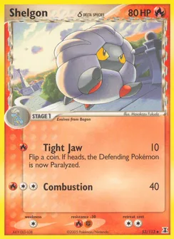 Shelgon δ, Normal