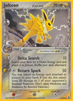 Jolteon δ, Holofoil