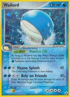 Wailord, Holofoil