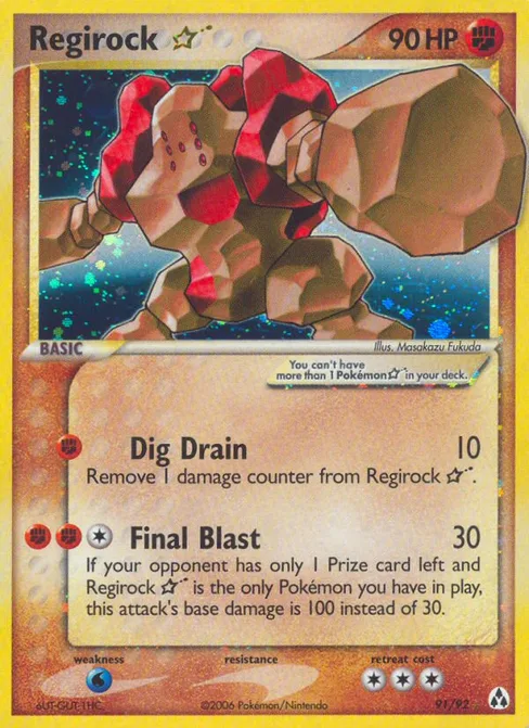 Regirock ★, Legend Maker #91