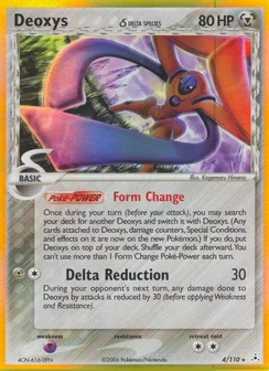 Deoxys δ, Holofoil