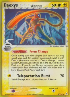 Deoxys δ, Holofoil