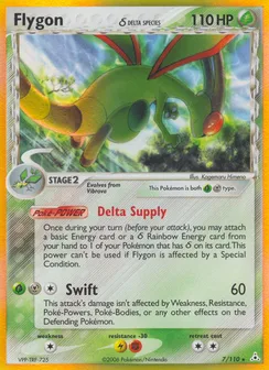 Flygon δ, Holofoil