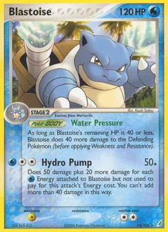 Blastoise, Normal