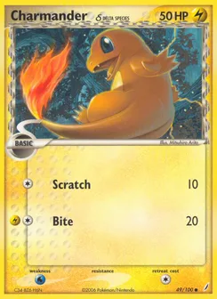 Charmander δ, Normal