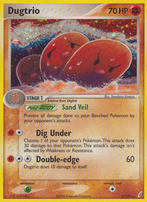 Dugtrio, Crystal Guardians #5