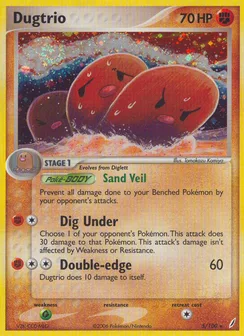 Dugtrio, Holofoil
